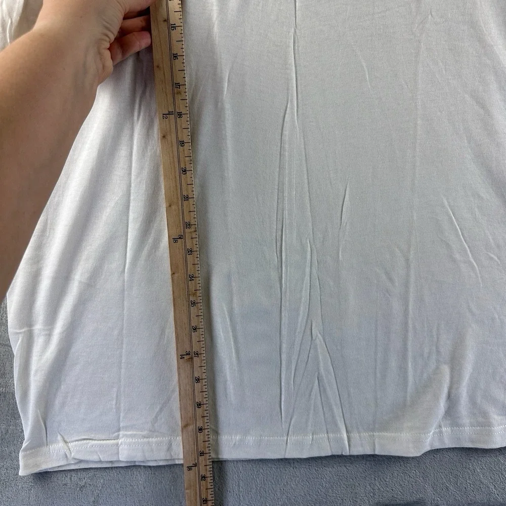 Fruit Of The Loom Crew Neck T-Shirt Men's XL White 4 Pack 100% Cotton